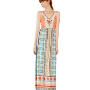 Anthropologie Multicolor Maxi Dress